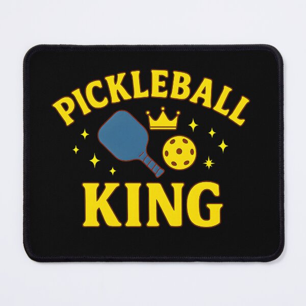 Item preview, Pickleball King Funny Paddle Crown Sparkle Pickle Ball Court Humor designed and sold by Photo-Sphere101.