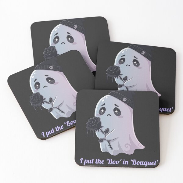 Item preview, ​I Put The Boo In Bouquet - Cute Spooky Ghost Art designed and sold by ScorPion-theory.