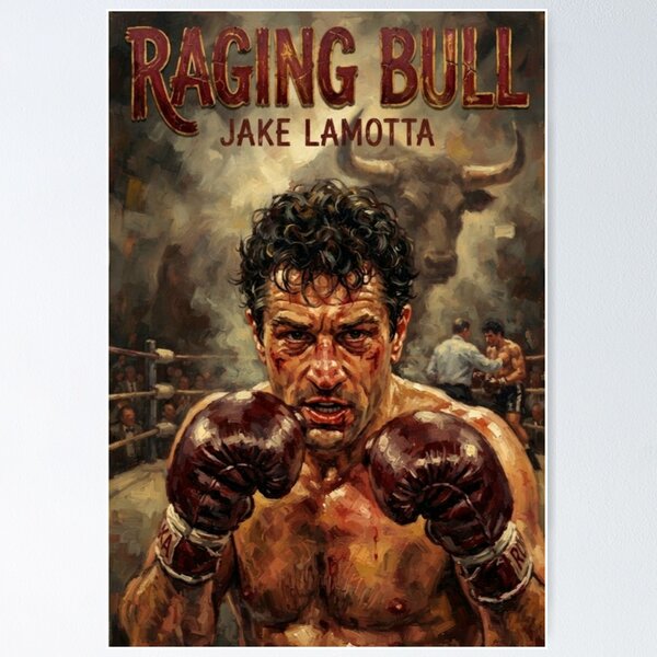 Item preview, Raging Bull Fine Art Tribute designed and sold by Art's Diner.