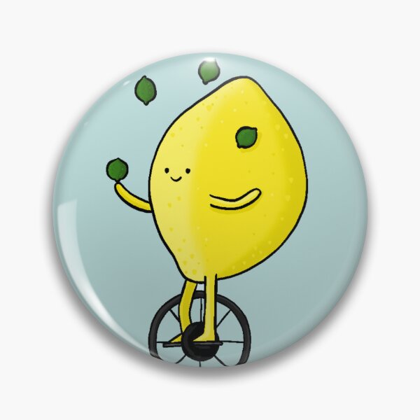 Item preview, Lemon juggling on a unicycle whilst on a tightrope. designed and sold by BluluStudio.