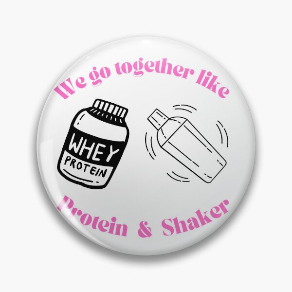 Item preview, Cute Gym Couple We Go Together Like Protein And Shaker designed and sold by Jelicint.