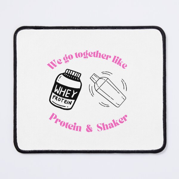 Item preview, Cute Gym Couple We Go Together Like Protein And Shaker designed and sold by Jelicint.