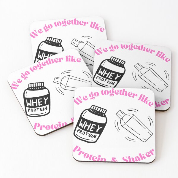 Item preview, Cute Gym Couple We Go Together Like Protein And Shaker designed and sold by Jelicint.
