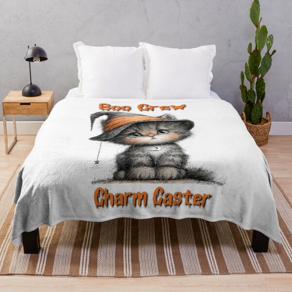 Item preview, Boo Crew – Charm Caster Tabby Cat Art designed and sold by TheAchyArtist.