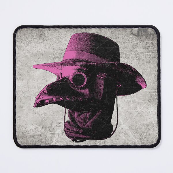 Item preview, Pink Plague Doctor's Mask 2 Dark Gothic Historical Horror Art designed and sold by Ghoul Enterprises.