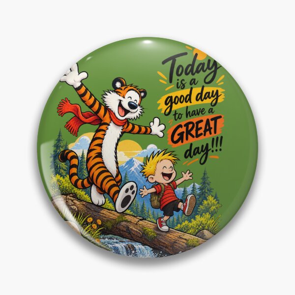 Item preview, Positive Adventure Illustration - Boy and Tiger Crossing a Log designed and sold by BLUESKY11a.