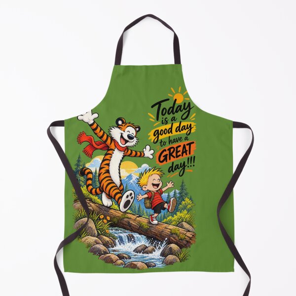 Item preview, Positive Adventure Illustration - Boy and Tiger Crossing a Log designed and sold by BLUESKY11a.