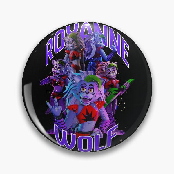 Item preview, Roxanne wolf with yellow sparkles  designed and sold by Jara  Palis.