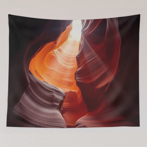 Item preview, Slot Canyon Sunbeam Sandstone Art designed and sold by IntelliMindDesigns.