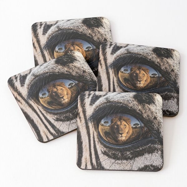 Item preview, Staring death in the face zebra/lion designed and sold by Franksy420.