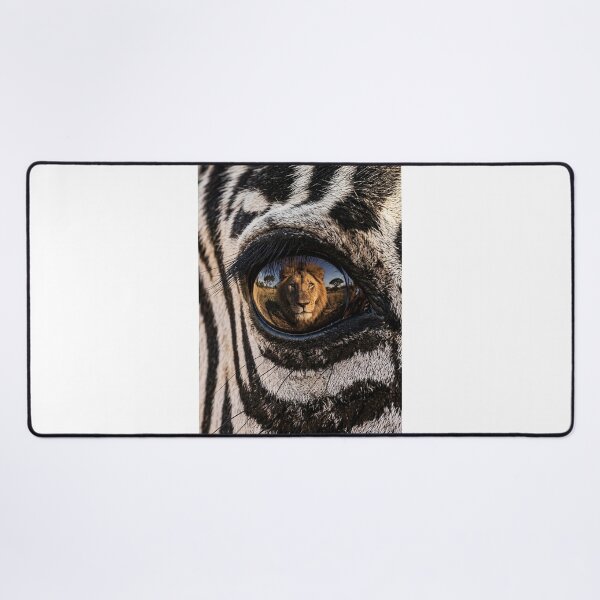 Item preview, Staring death in the face zebra/lion designed and sold by Franksy420.