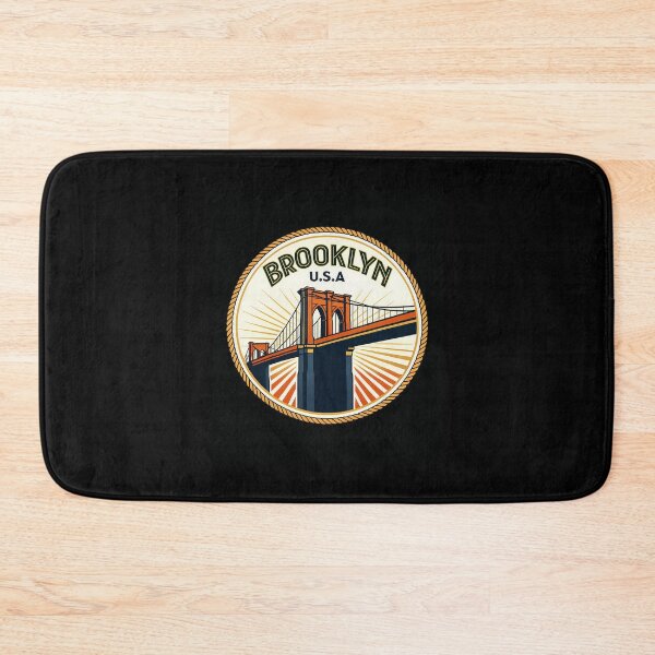 Item preview, Brooklyn Bridge Vintage Emblem | Classic NYC Travel Art designed and sold by Cree8if.