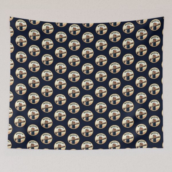 Item preview, Brooklyn Bridge Vintage Emblem | Classic NYC Travel Art designed and sold by Cree8if.