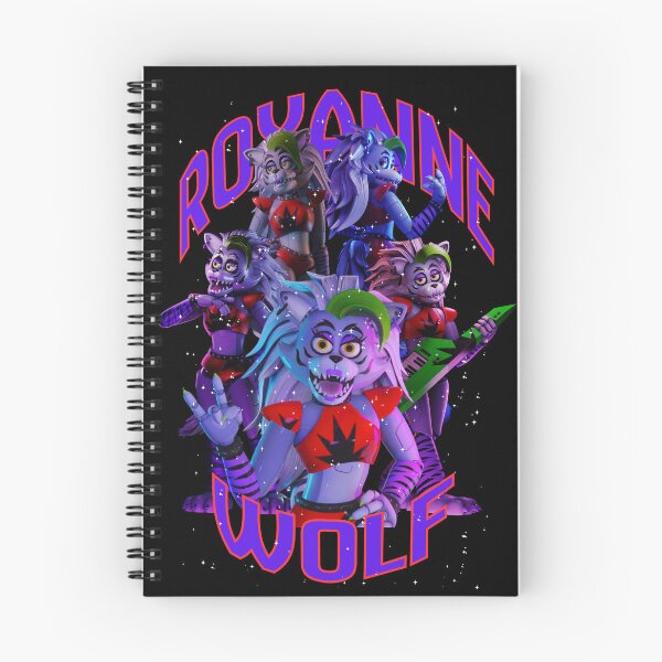Item preview, Roxanne wolf with red text and white sparkles designed and sold by Jara  Palis.