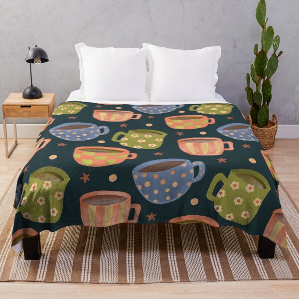Item preview, Mugs and Stars Seamless Pattern A designed and sold by The Colorful Corner.