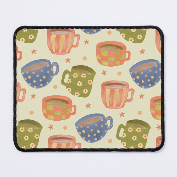 Item preview, Mugs and Stars Seamless Pattern C designed and sold by The Colorful Corner.