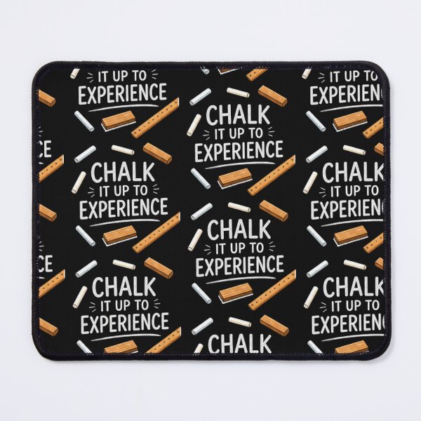 Item preview, Chalk It Up to Experience — Funny Chalkboard Teacher Design designed and sold by Tipsy24.