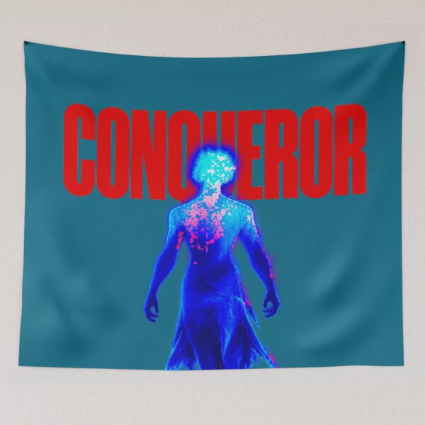 Item preview, Conqueror Neon Cosmic Figure Sci-Fi Art designed and sold by Gingergarlic.