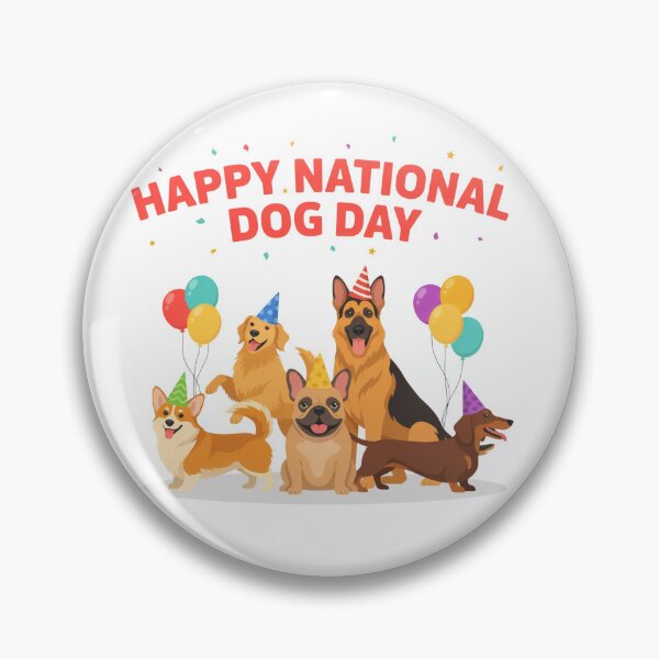 Item preview, Happy National Dog Day!! designed and sold by The Waggy Doodle.