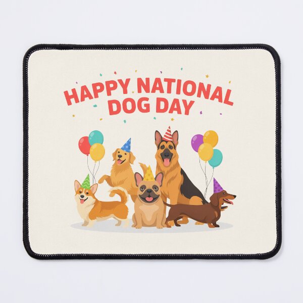 Item preview, Happy National Dog Day!! designed and sold by The Waggy Doodle.