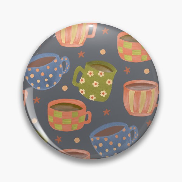 Item preview, Mugs and Stars Seamless Pattern D designed and sold by The Colorful Corner.