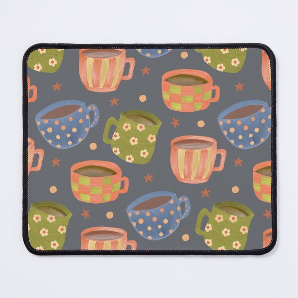 Item preview, Mugs and Stars Seamless Pattern D designed and sold by The Colorful Corner.