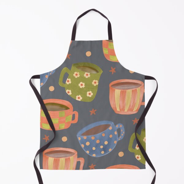 Item preview, Mugs and Stars Seamless Pattern D designed and sold by The Colorful Corner.