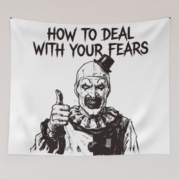 Item preview, How To Deal With Your Fears Art The Clown designed and sold by Brexmore3.