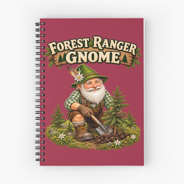 Item preview, Forest Ranger Gnome – Nature Approved Tree Planter designed and sold by Alpine-Ink.