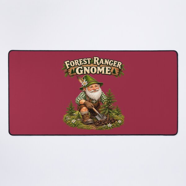 Item preview, Forest Ranger Gnome – Nature Approved Tree Planter designed and sold by Alpine-Ink.