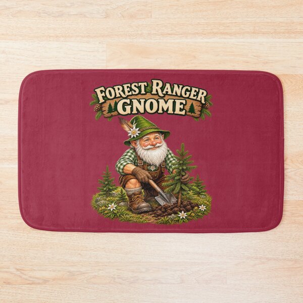 Item preview, Forest Ranger Gnome – Nature Approved Tree Planter designed and sold by Alpine-Ink.