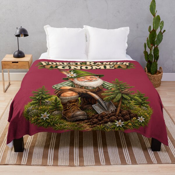 Item preview, Forest Ranger Gnome – Nature Approved Tree Planter designed and sold by Alpine-Ink.