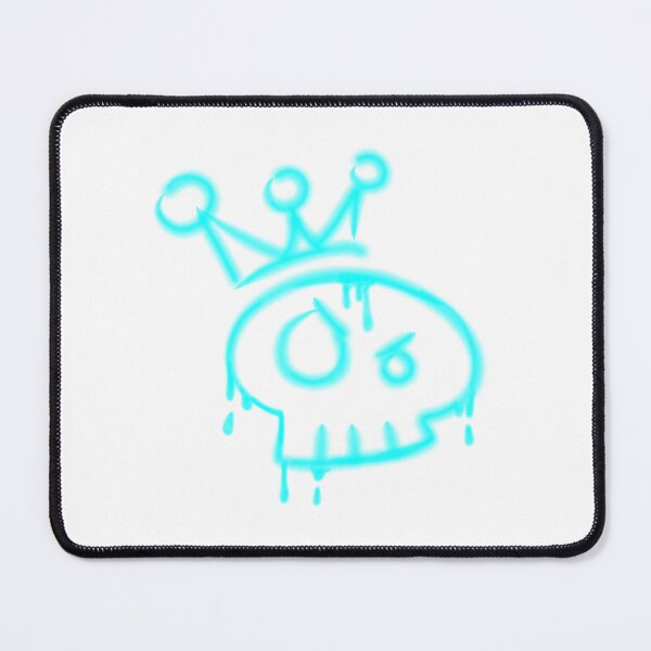 Item preview, Y2k graffiti skull with crown designed and sold by YaroshMaria.