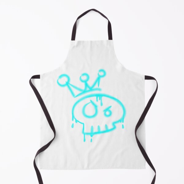 Item preview, Y2k graffiti skull with crown designed and sold by YaroshMaria.
