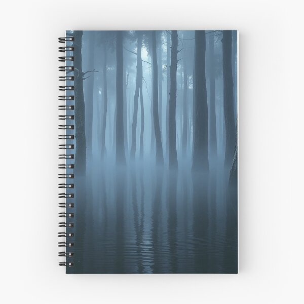 Item preview, Misty Blue Forest Water Reflection designed and sold by IntelliMindDesigns.