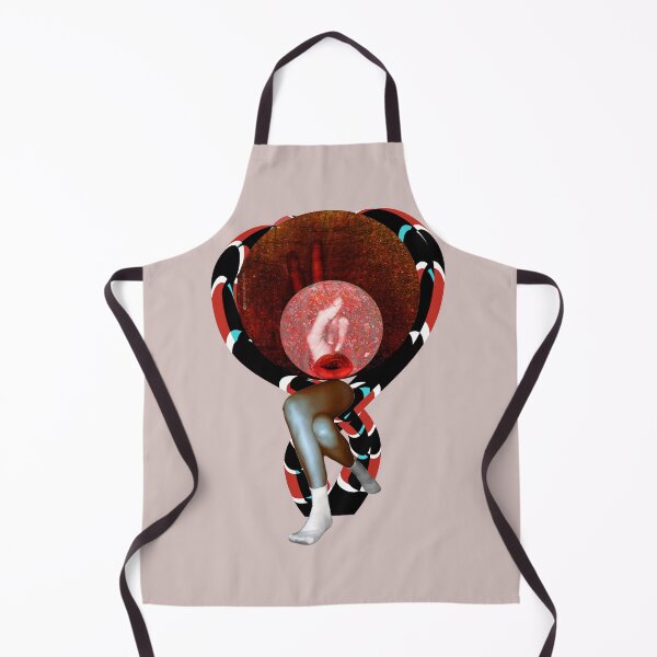 Artikelvorschau, Surrealistische Lippen- und Beincollage – Vintage-Kreis-Konzeptkunst entworfen und verkauft von MAMA.art.Rio <Marsailhe_Milward>.