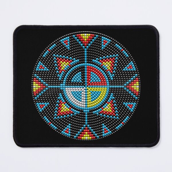 Item preview, NATIVE BEADED MEDALLION (B) 2 designed and sold by Garden Of Nightmares.