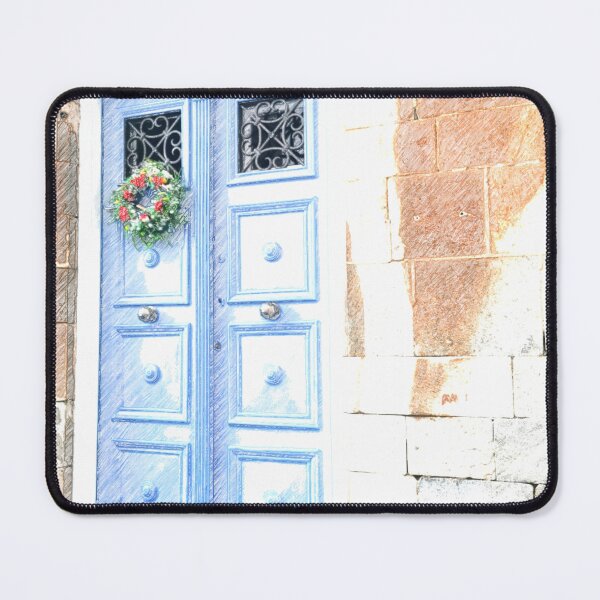 Item preview, Mediterranean Floral Doorway Photography designed and sold by MARY'S VIEW.