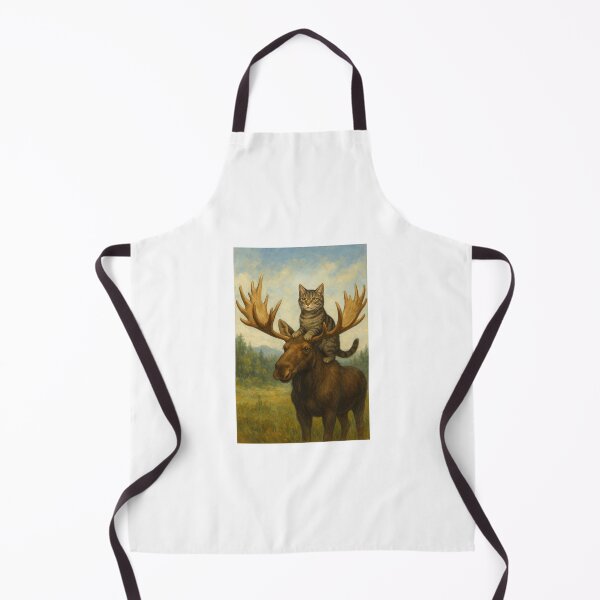 Item preview, Cat riding moose.  designed and sold by Rawrness.