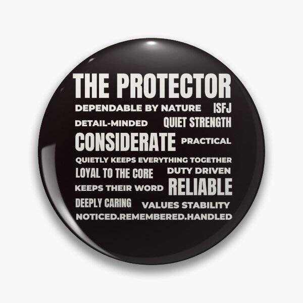 Item preview, ISFJ — THE PROTECTOR TRAIT COLLAGE DESIGN | MBTI COLLAGE SERIES — ISFJ PERSONALITY EDITION designed and sold by WitLounge.