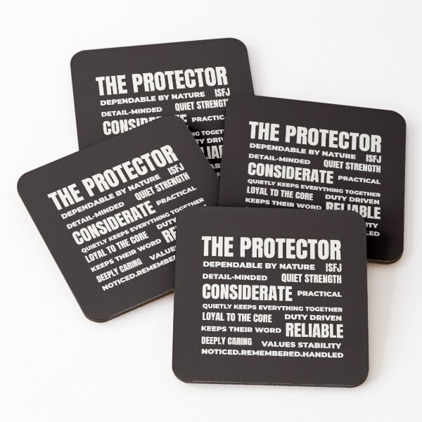 Item preview, ISFJ — THE PROTECTOR TRAIT COLLAGE DESIGN | MBTI COLLAGE SERIES — ISFJ PERSONALITY EDITION designed and sold by WitLounge.