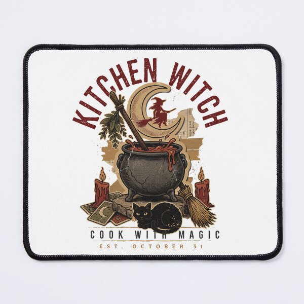Item preview, Kitchen Witch Cook With Magic Halloween Design Graphic Tee v1 designed and sold by DarylWelsh2024.