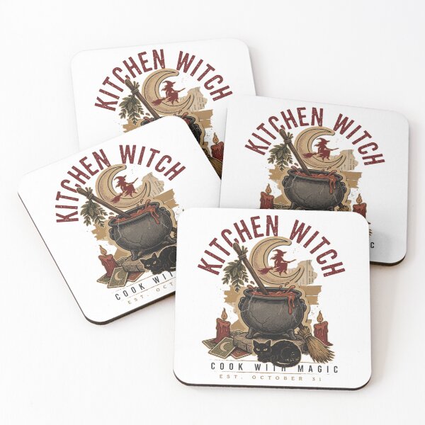Item preview, Kitchen Witch Cook With Magic Halloween Design Graphic Tee v1 designed and sold by DarylWelsh2024.