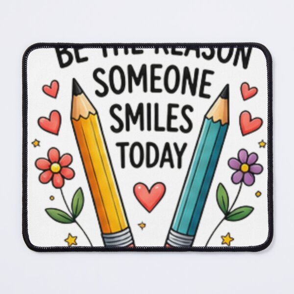 Item preview, Be the Reason Someone Smiles Today — Inspirational Teacher Design designed and sold by Tipsy24.