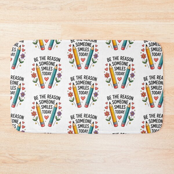 Item preview, Be the Reason Someone Smiles Today — Inspirational Teacher Design designed and sold by Tipsy24.