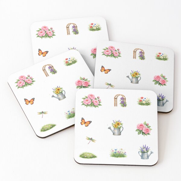 Item preview, Watercolor Summer Garden Collection  designed and sold by silviaol.