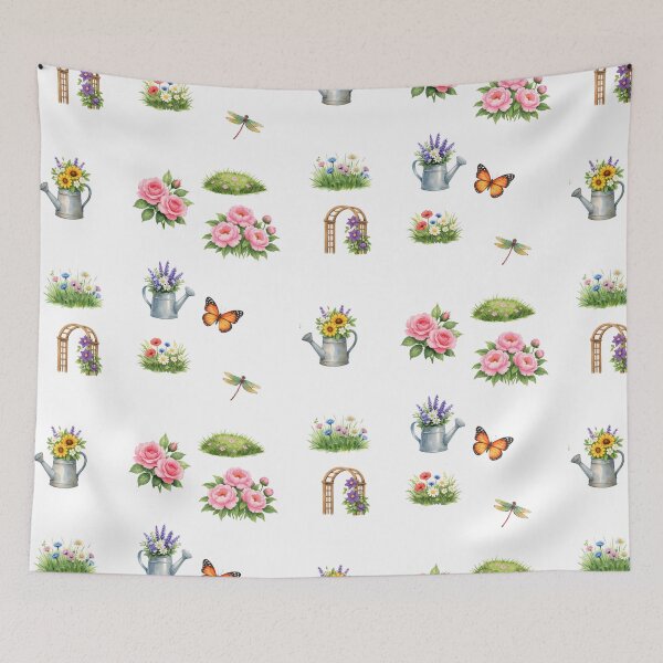 Item preview, Watercolor Summer Garden Collection  designed and sold by silviaol.