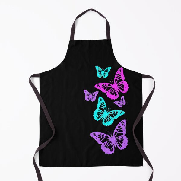 Item preview, Colorful Fantasy Elegant Butterflies on Black Shapes Mania designed and sold by Shapes-Mania.