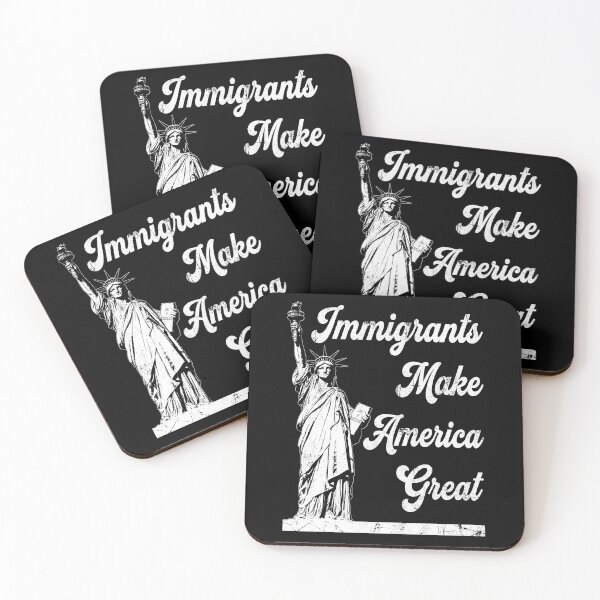 Item preview, Immigrants Make America Great Statue of Liberty Pro Immigration designed and sold by IsDesignHub.
