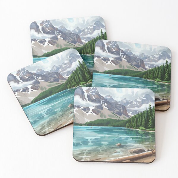 Item preview, Lake Moraine with turquoise water designed and sold by SaraMN88.